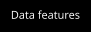 Data features